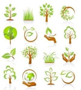 Green ECO Concept Vector Elements 02