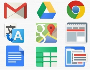 Google Application Icon Set PSD