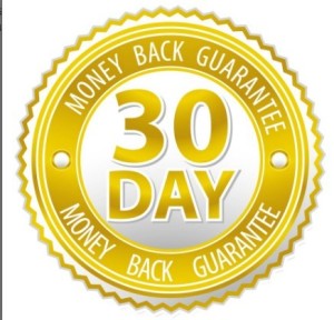 Golden 30 Day Money Back Guarantee Vector Badge