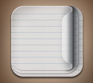 Paper Like iOS App Icon Templates PSD