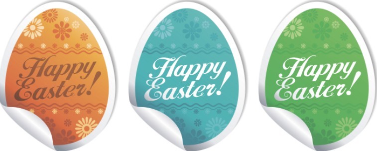 Creative Easter Eggs Design Vector 01