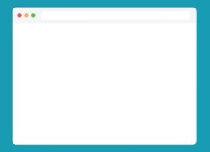 Flat Blank Browser Mockup PSD
