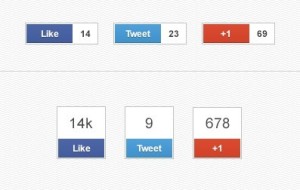 Simple Solid Social Share Buttons and Counters