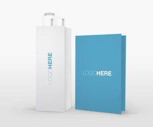 Clean Packaging Bag with Logo PSD Design