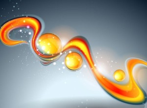 Colorful Hazy Waves Vector Background 06