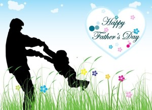 Happy Father's Day Card Template Vector