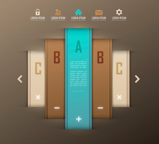 Creative Infographic Label Elements Vector 03