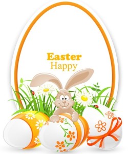 Elegant Vector Happy Easter Elements 03