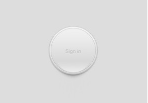 Grey Circular Sign In Button PSD