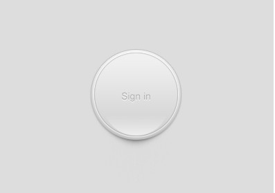 Grey Circular Sign In Button PSD