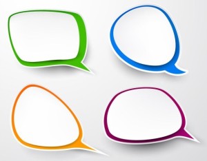 Smooth Paper-Like Chat Bubble Vector Labels 04