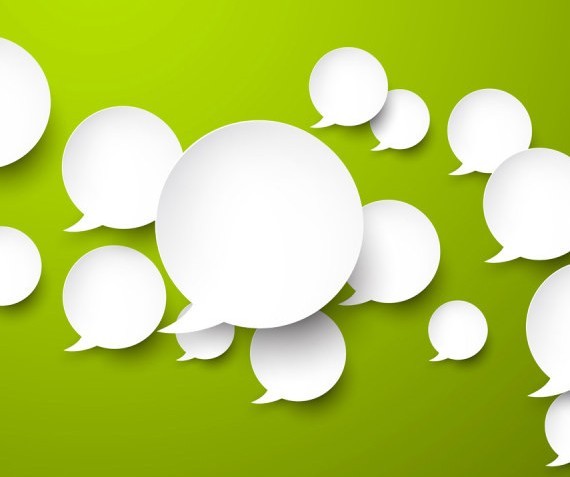 Smooth Paper-Like Chat Bubble Vector Labels 05