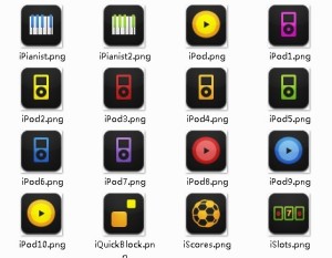 275+ Elegant App Icon Set (PNG and PSD)