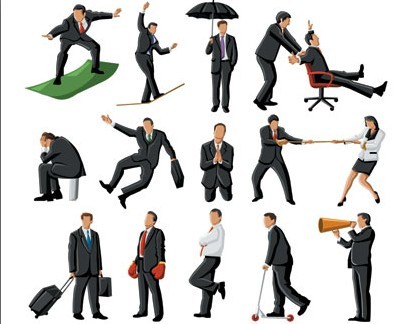 Business People Vector Illustration