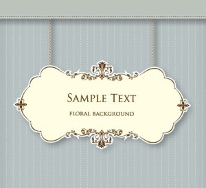 Clean and Elegant Vector Floral Frame 03