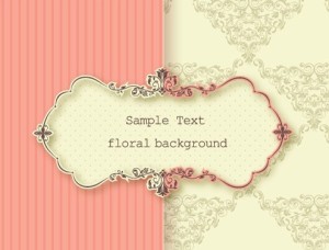 Clean and Elegant Vector Floral Frame 05