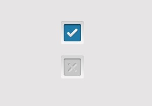 Clean Checkbox Design PSD