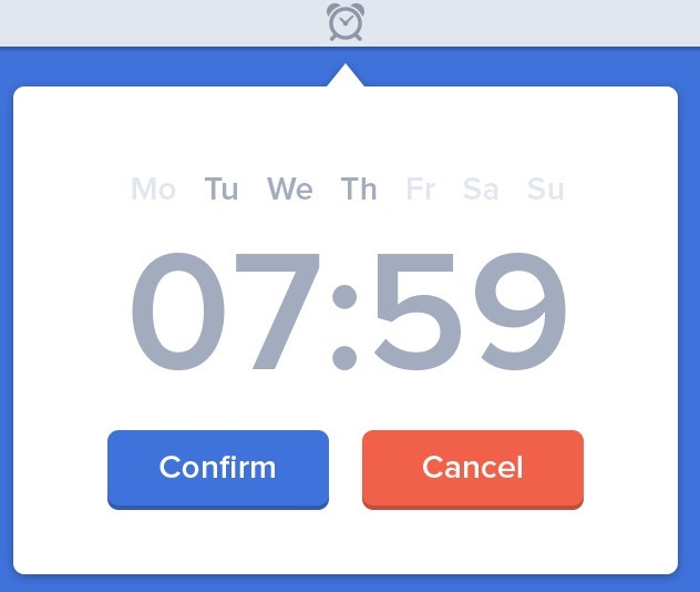 Alarm Clock Widget PSD