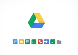 Minimal Google Drive Icons PSD