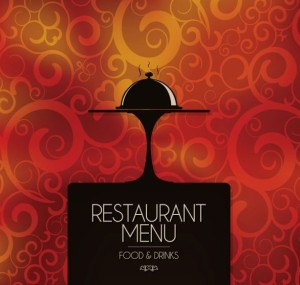 Elegant Vintage Restaurant Menu Vector Design 04