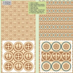 Vector Retro Pattern Background 01