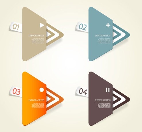 Creative Infographic Data Display Elements Vector 02