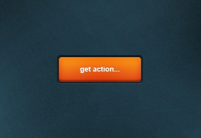 Orange Call To Action Button Template PSD