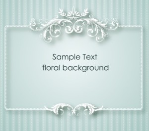 Simple and Clean Vector Floral Border and Frame 04