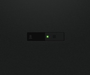 Dark Login Sliding Switcher PSD