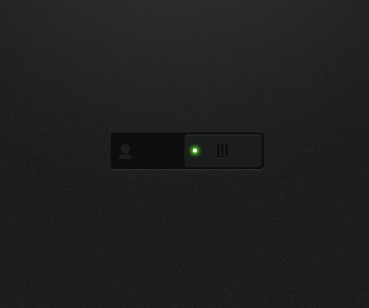 Dark Login Sliding Switcher PSD