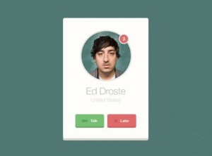 PSD Incoming Video Call Interface