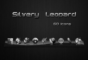 60+ Silvery Leopard Icon Pack