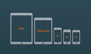 Apple Device Glyph Icons PSD