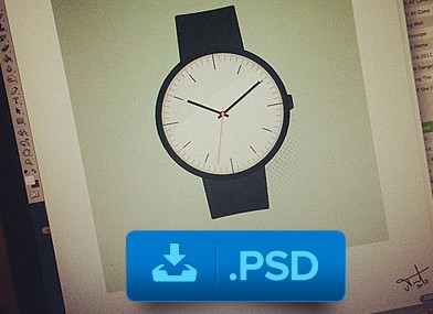 Elegant Wrist Watch PSD