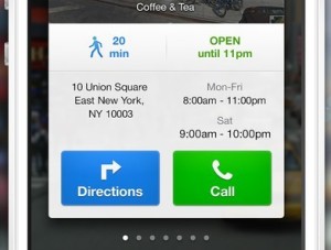 Location View UI For iOS App PSD