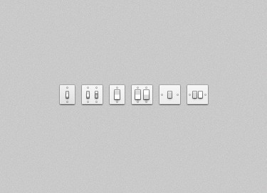 Super Light Switches PSD