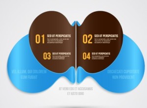 Colorful Vector Infographic Paper Number Labels 03