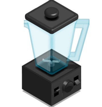 Vector Simple Juice Machine Illustration