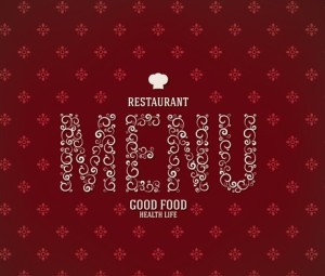 Vector Clean Restaurant Menu Design Template 03