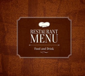 Vector Clean Restaurant Menu Design Template 05