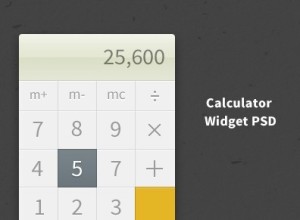 Clean Calculator Widget PSD