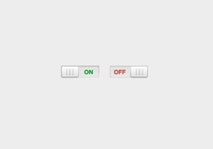 Minimal On Off Slider UI PSD