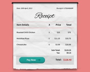 Payment Receipt PSD