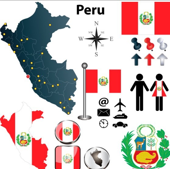 Vector Peru Information Graphic Elements