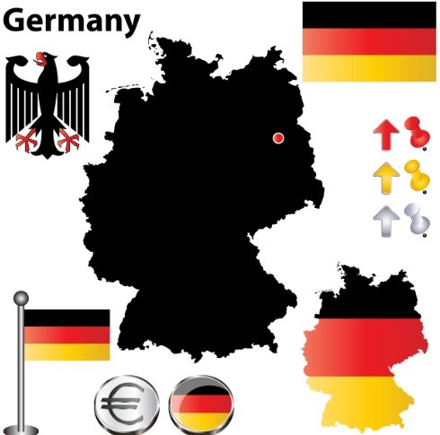 Vector Germany Information Graphic Elements