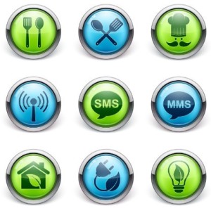 Set Of Vector 3D Glossy Icons 01