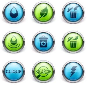 Set Of Vector 3D Glossy Icons 02