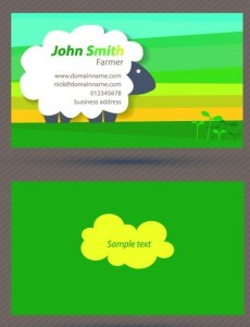 Set Of Vector Personalized Business Card Design Templates 02