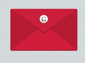 Flat Red Gmail Icon