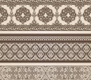 Vector Vintage Royal Floral Design Elements 02